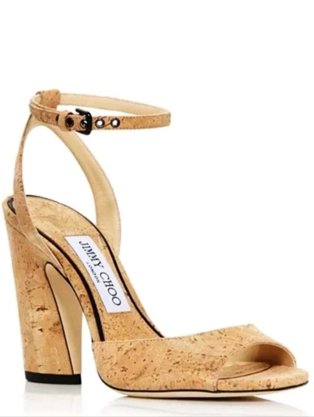 Jimmy Choo Miranda 100 Cork High Heel Sandals Women Size 39 Size 9